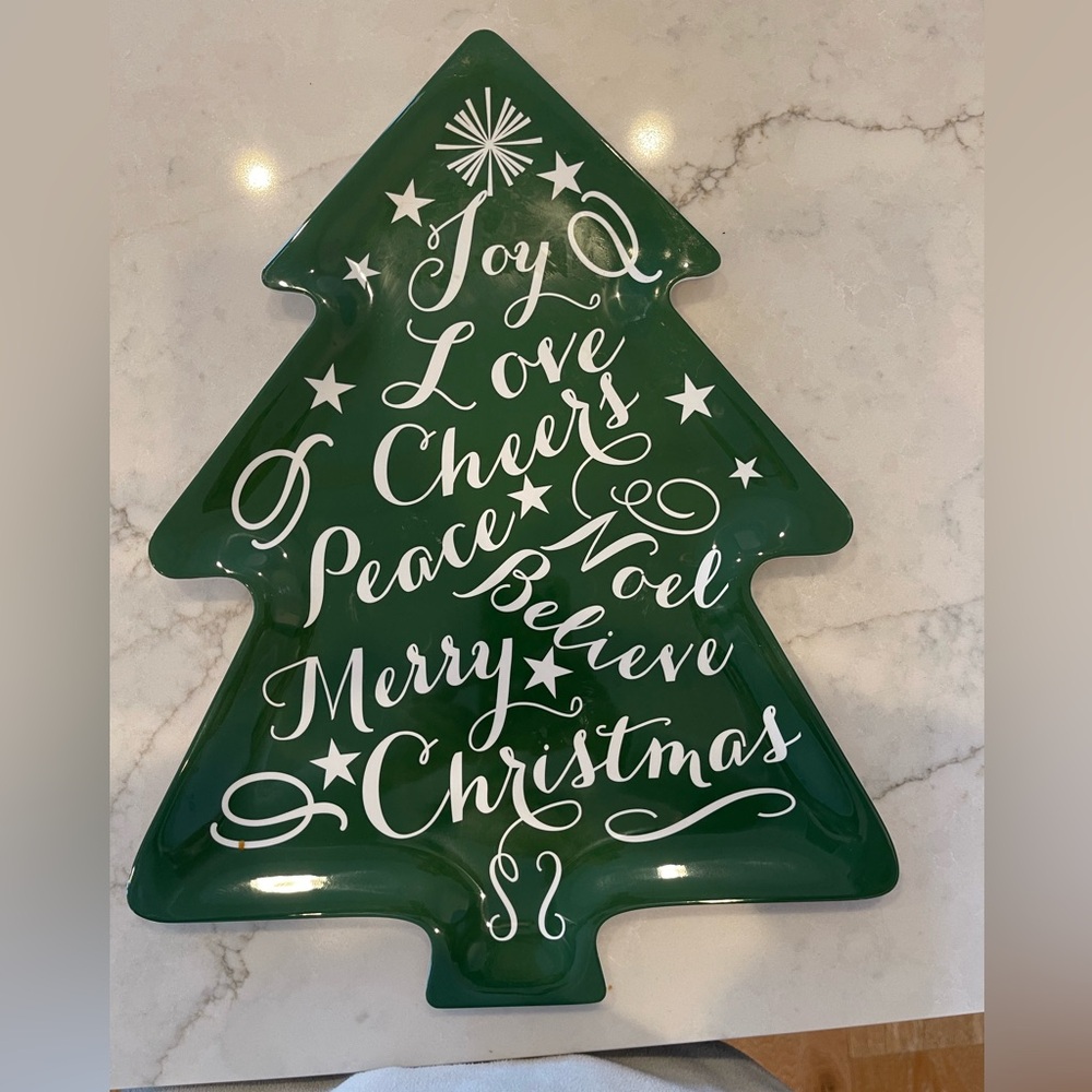 Melamine Christmas Platters